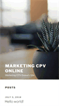 Mobile Screenshot of marketingcpvonline.com